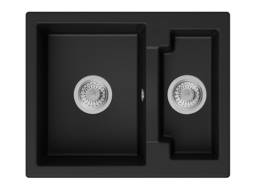 PRIMAGRAN Granitspüle Spülbecken Doppelbecken Spüle Küchenspüle